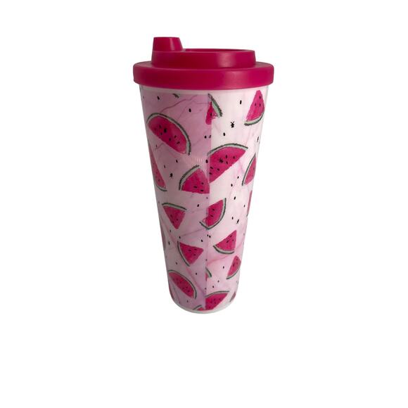 Dutch Bros Tumbler Pink Check Your Melons Breast Cancer Awareness Travel Coffee - Picture 3 of 6